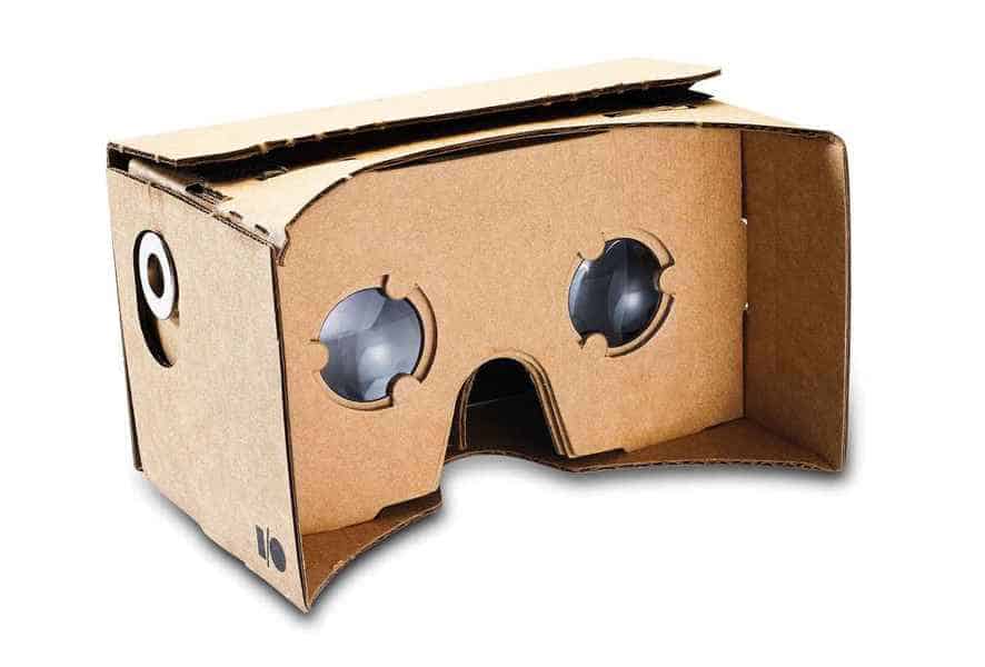 Google Cardboard virtual reality headset device