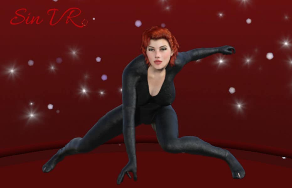 3D animation model of Scarlet Johansson as Black Widow from Avengers movie