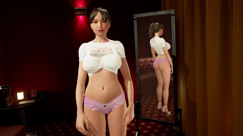 sexy big tits girl character creation in vr paradise